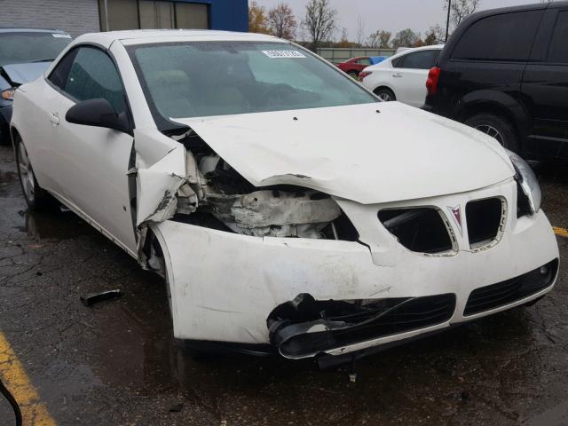 1G2ZH361474141324 - 2007 PONTIAC G6 GT WHITE photo 1