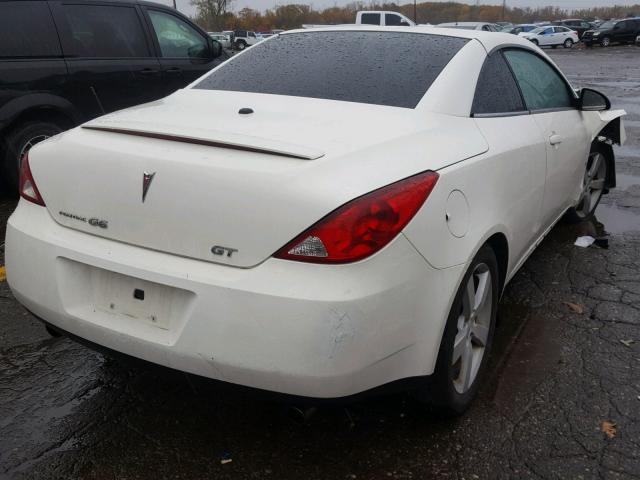 1G2ZH361474141324 - 2007 PONTIAC G6 GT WHITE photo 4