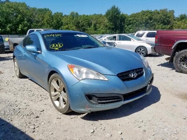 KMHHT6KD9AU004115 - 2010 HYUNDAI GENESIS CO BLUE photo 1