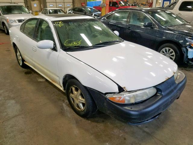 1G3NL52E12C214175 - 2002 OLDSMOBILE ALERO GL WHITE photo 1