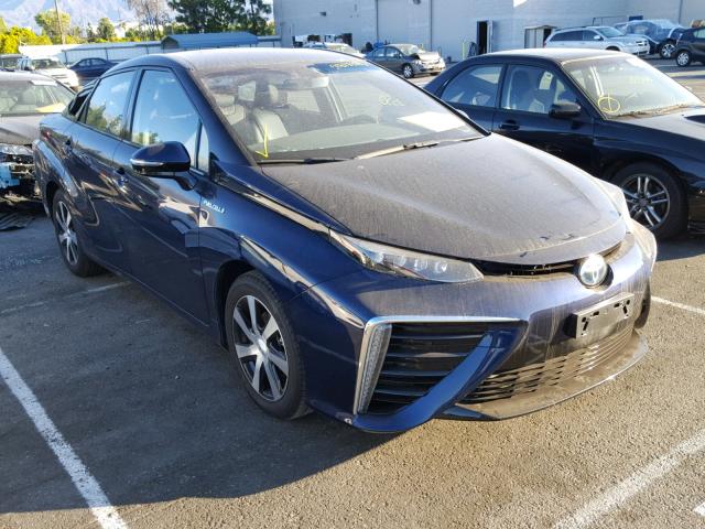 JTDBVRBD7HA002249 - 2017 TOYOTA MIRAI BLUE photo 1