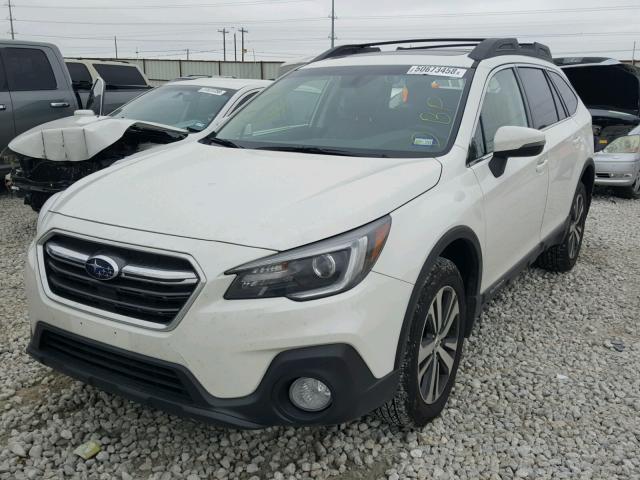 4S4BSENC5J3370178 - 2018 SUBARU OUTBACK 3. WHITE photo 2