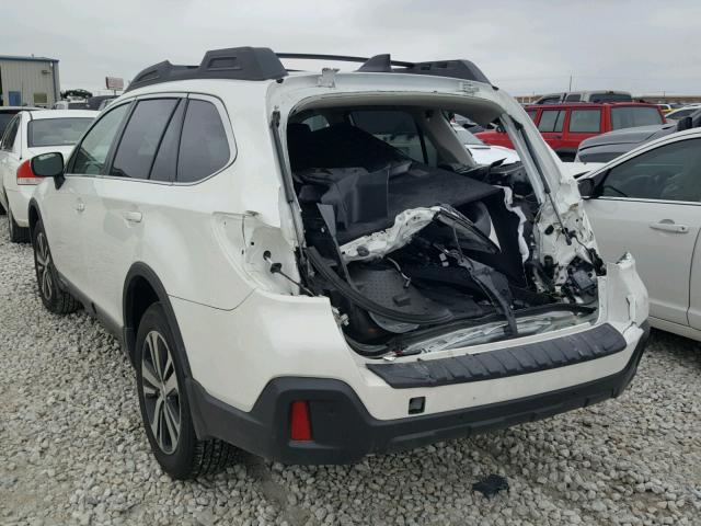 4S4BSENC5J3370178 - 2018 SUBARU OUTBACK 3. WHITE photo 3