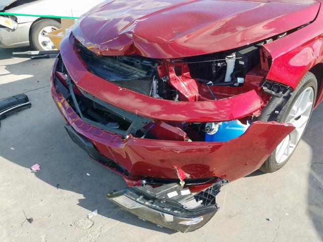 2G1125S36J9144798 - 2018 CHEVROLET IMPALA PRE RED photo 9