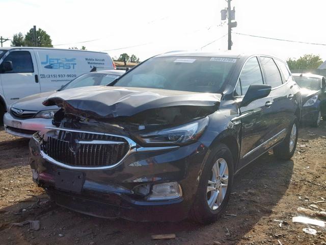 5GAEVAKW6KJ263316 - 2019 BUICK ENCLAVE ES CHARCOAL photo 2