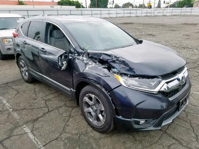 7FARW1H81HE029451 - 2017 HONDA CR-V EXL GRAY photo 1