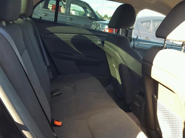 1G1ZC5EU7CF368533 - 2012 CHEVROLET MALIBU 1LT BLACK photo 6