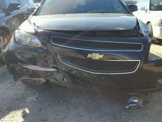 1G1ZC5EU7CF368533 - 2012 CHEVROLET MALIBU 1LT BLACK photo 9
