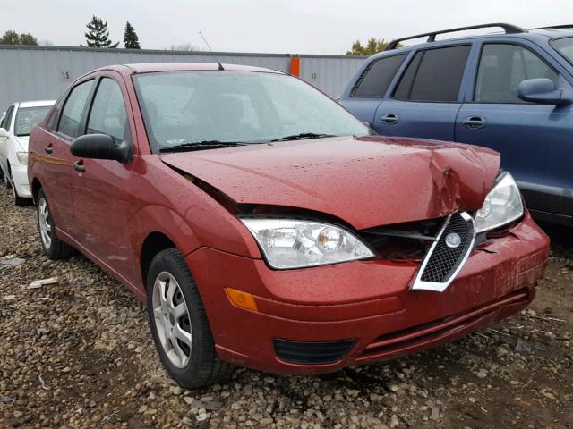 1FAFP34N85W259570 - 2005 FORD FOCUS ZX4 RED photo 1