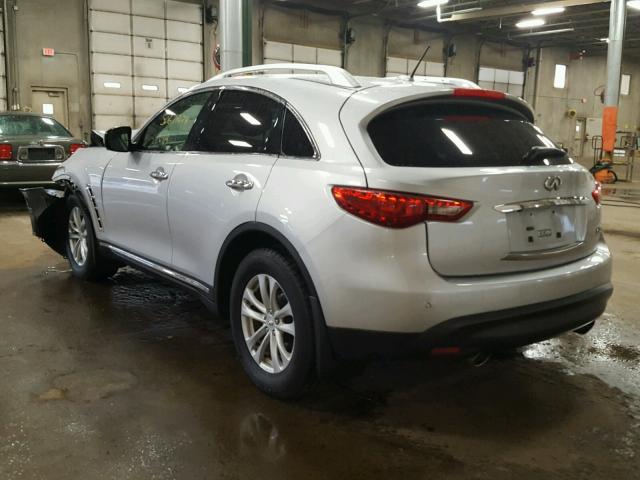 JN8AS1MW6CM154085 - 2012 INFINITI FX35 SILVER photo 3