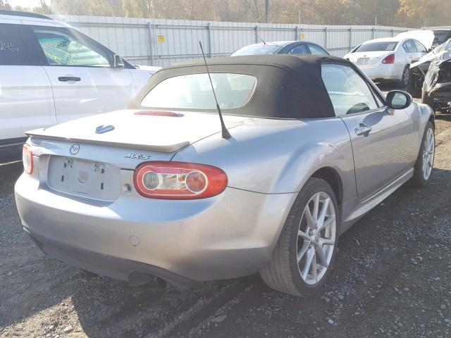 JM1NC25FX90202685 - 2009 MAZDA MX-5 MIATA SILVER photo 4