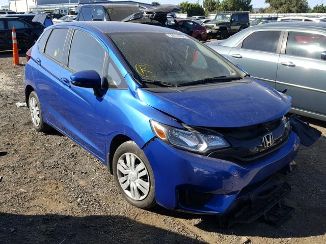 JHMGK5H52GX027643 - 2016 HONDA FIT LX BLUE photo 1