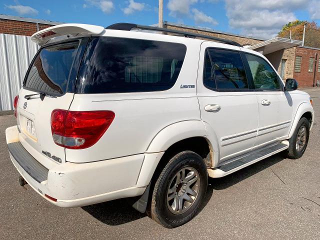 5TDBT48A77S283525 - 2007 TOYOTA SEQUOIA LI WHITE photo 5