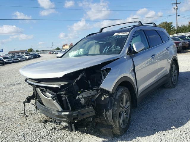 KM8SR4HF6GU135528 - 2016 HYUNDAI SANTA FE S SILVER photo 2