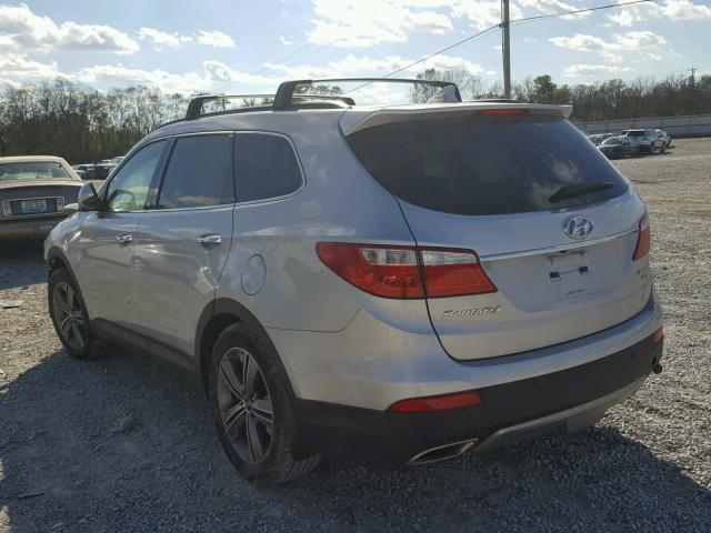 KM8SR4HF6GU135528 - 2016 HYUNDAI SANTA FE S SILVER photo 3