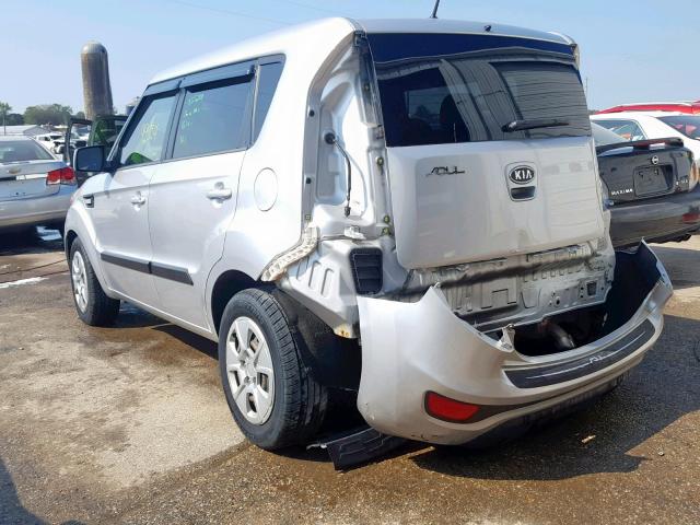 KNDJT2A52C7429699 - 2012 KIA SOUL SILVER photo 3