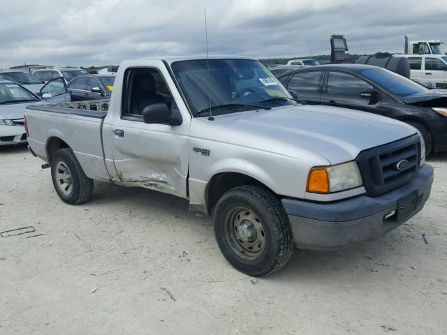 1FTYR10DX4PB12271 - 2004 FORD RANGER SILVER photo 1