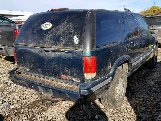 1GKDT13W1T2558385 - 1996 GMC JIMMY GREEN photo 4