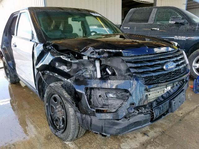 1FM5K8AR4HGB33645 - 2017 FORD EXPLORER P TWO TONE photo 1