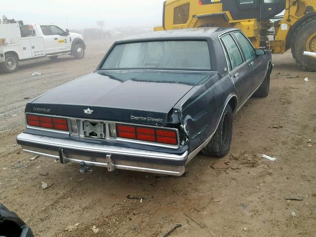 1G1BN69H8GY159892 - 1986 CHEVROLET CAPRICE CL BLUE photo 4