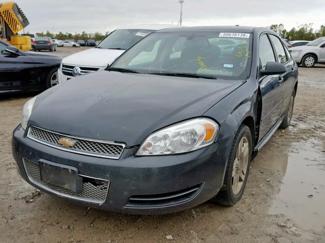 2G1WB5E36F1113039 - 2015 CHEVROLET IMPALA LIM GRAY photo 2