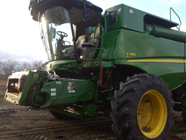 1H0S780SPJ0801058 - 2018 JOHN DEERE S780STS GREEN photo 9