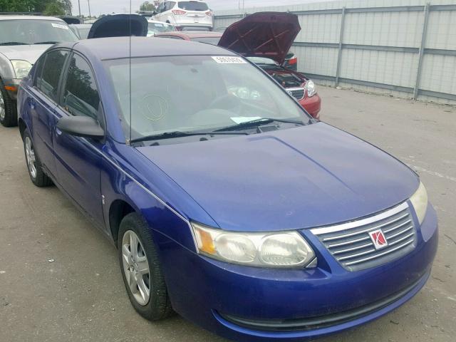 1G8AJ58F26Z207415 - 2006 SATURN ION LEVEL BLUE photo 1