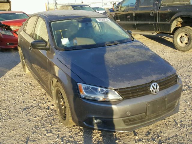 3VW2K7AJ2DM452809 - 2013 VOLKSWAGEN JETTA BASE GRAY photo 1