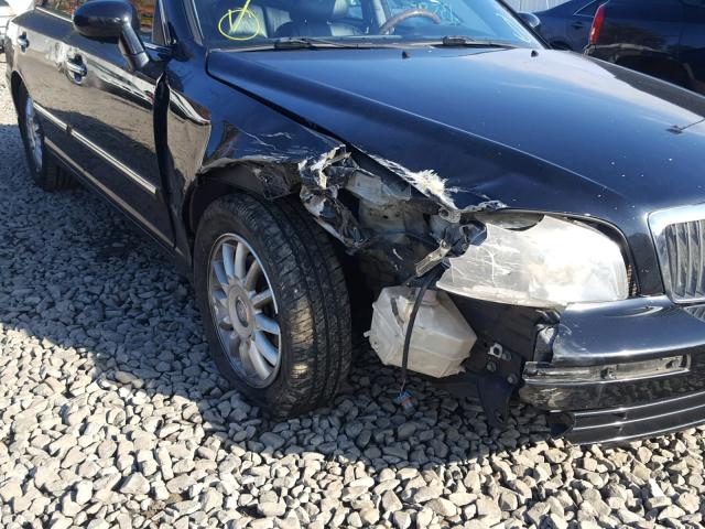 KMHFU45E75A426694 - 2005 HYUNDAI XG 350 BLACK photo 9