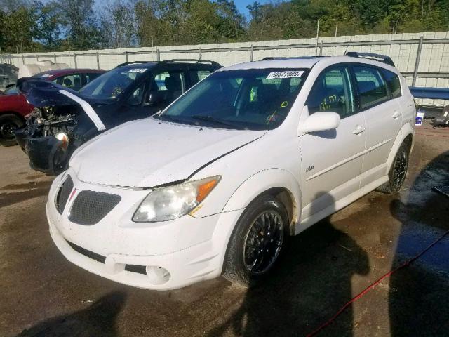 5Y2SL65826Z459052 - 2006 PONTIAC VIBE WHITE photo 2