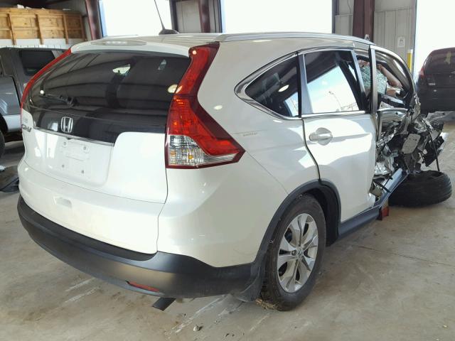 5J6RM3H71DL029326 - 2013 HONDA CR-V EXL WHITE photo 4