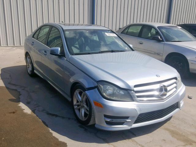 WDDGF4HB3DR263259 - 2013 MERCEDES-BENZ C 250 BLUE photo 1