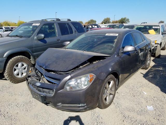 1G1ZC5E11BF148373 - 2011 CHEVROLET MALIBU 1LT 灰色 照片 2