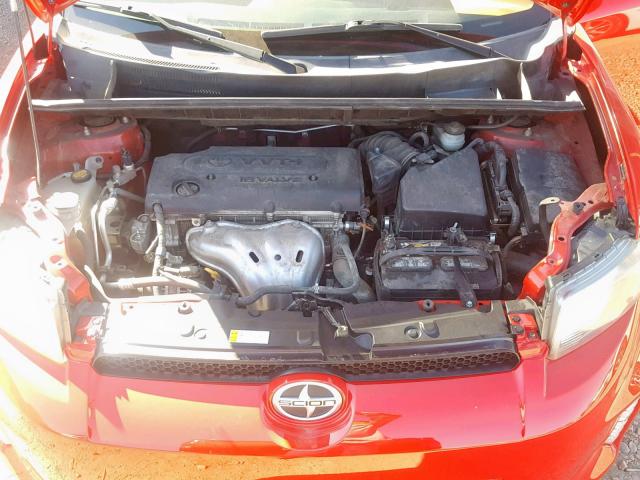 JTLZE4FE8DJ039281 - 2013 TOYOTA SCION XB Rot Foto 7
