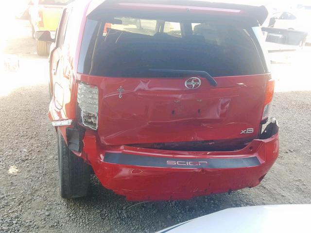 JTLZE4FE8DJ039281 - 2013 TOYOTA SCION XB Rot Foto 9
