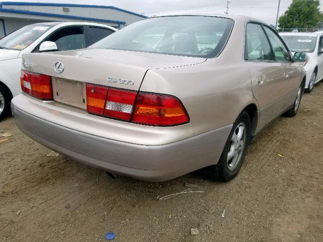 JT8BF28GXW5044814 - 1998 LEXUS ES 300 GOLD photo 4