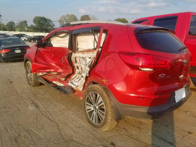 KNDPC3AC3E7584845 - 2014 KIA SPORTAGE E RED photo 10