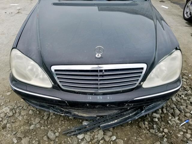 WDBNG83J55A457648 - 2005 MERCEDES-BENZ S 430 4MAT BLACK photo 9