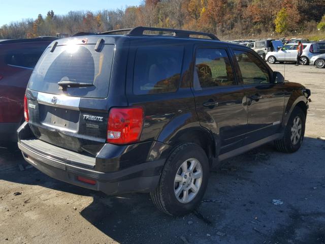 4F2CZ96168KM16772 - 2008 MAZDA TRIBUTE S BLACK photo 4