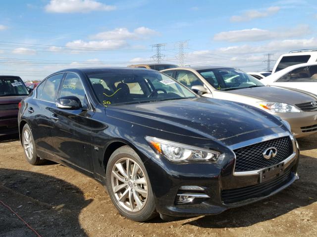 JN1CV7AR8GM253206 - 2016 INFINITI Q50 BASE BLACK photo 1