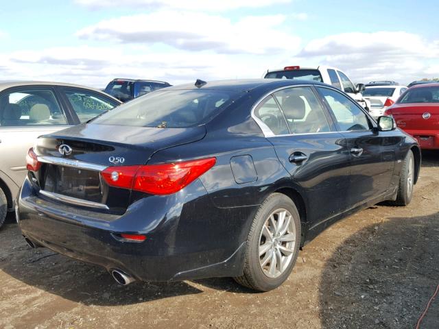 JN1CV7AR8GM253206 - 2016 INFINITI Q50 BASE BLACK photo 4