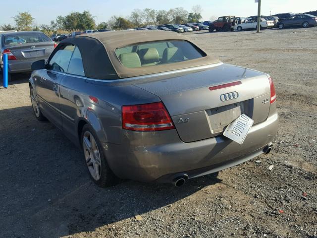 WAUDF48H78K011415 - 2008 AUDI A4 2.0T CA TAN photo 3