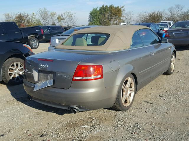 WAUDF48H78K011415 - 2008 AUDI A4 2.0T CA TAN photo 4