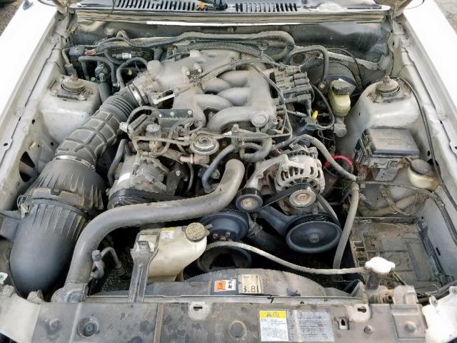 1FAFP40403F367987 - 2003 FORD MUSTANG GRAY photo 7