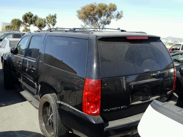 1GKFK16337R189040 - 2007 GMC YUKON XL K BLACK photo 3