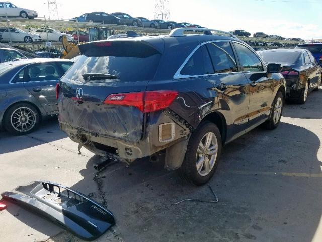 5J8TB4H57EL020493 - 2014 ACURA RDX TECHNO GRAY photo 4