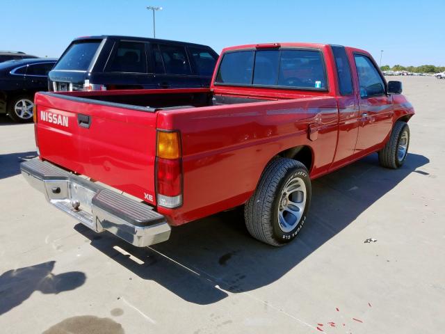 1N6SD16S4TC365017 - 1996 NISSAN TRUCK KING RED photo 4