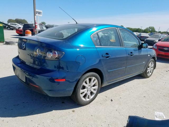 JM1BK323871688605 - 2007 MAZDA 3 S BLUE photo 4