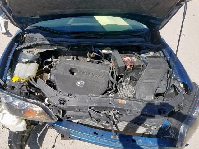 JM1BK323871688605 - 2007 MAZDA 3 S BLUE photo 7