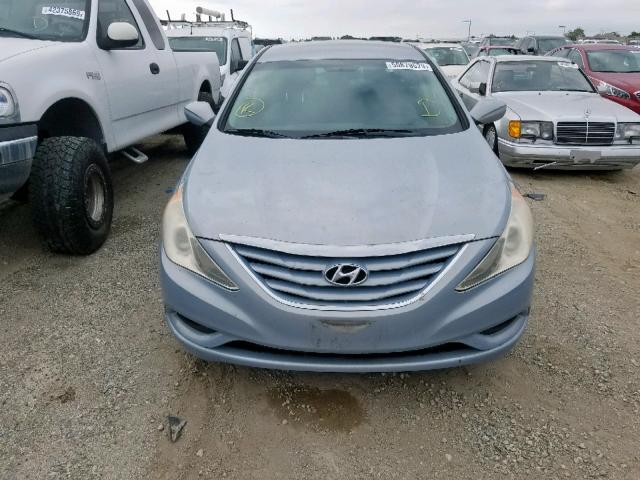 5NPEB4AC5BH032979 - 2011 HYUNDAI SONATA GLS BLUE photo 9